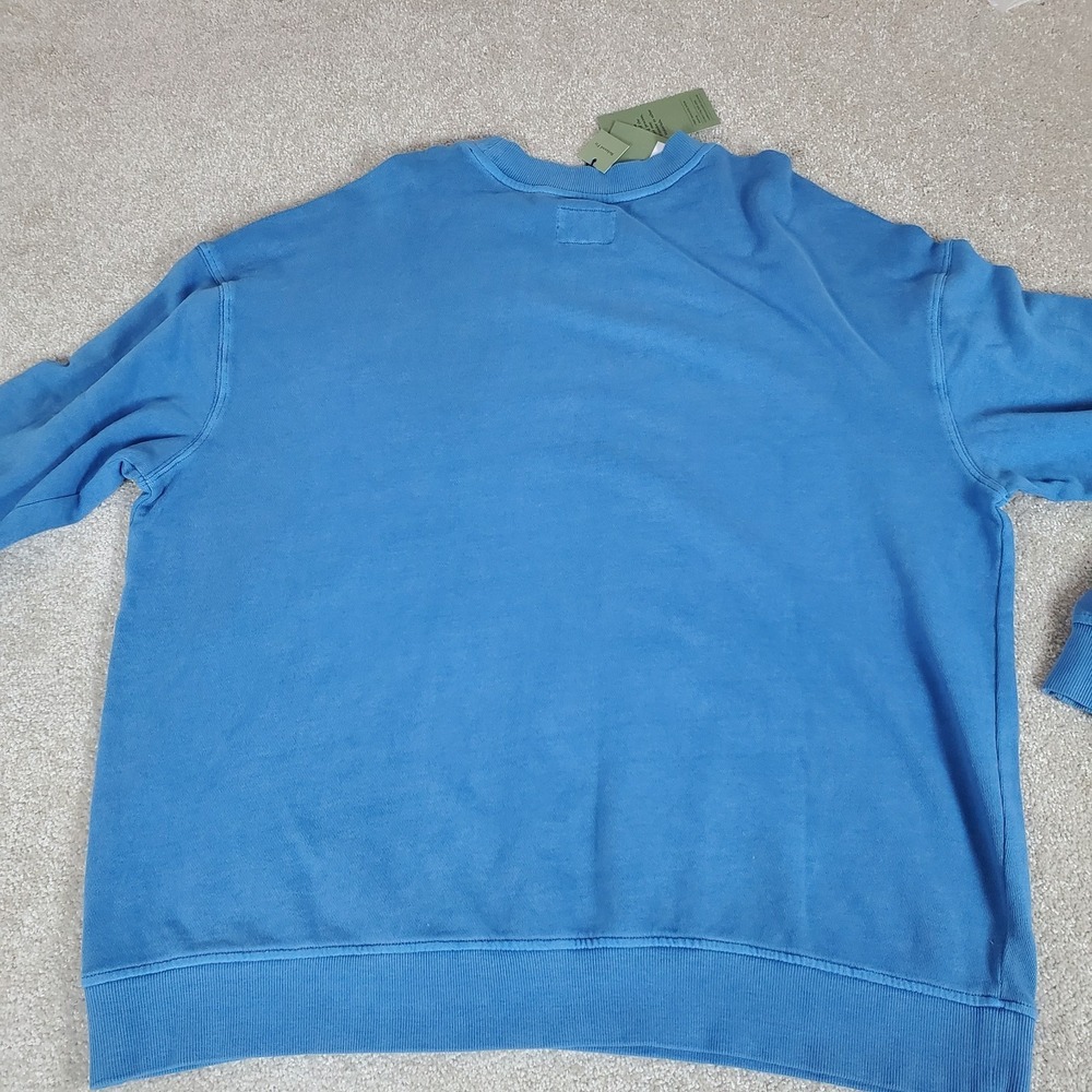 Goodfellow Men's Pullover Shirt Size XL  Blue Long Sleeve New With Tags - Picture 3 of 10